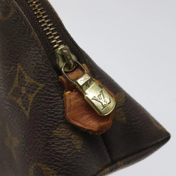 LOUIS VUITTON Monogram Pochette Cosmetic PM Cosmetic Pouch M47515 LV Auth BD630 - Picture 12 of 16